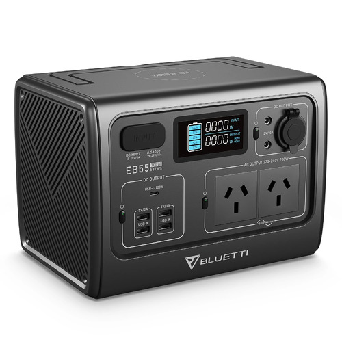 BLUETTI EB55 Portable Power Station | 700W 537Wh